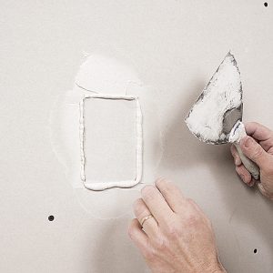 Set the patch in place 
